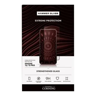 Szkło hartowane HAMMER GLASS Corning do Apple iPhone 12/12 Pro | Bezpłatny transport - Szkła hartowane na telefon - miniaturka - grafika 1