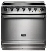 Kuchenki elektryczne - Kuchnia z płytą indukcyjną FALCON 900S 90 Stal nierdzewna chrom - miniaturka - grafika 1