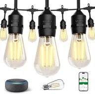 Lampy ogrodowe - Girlanda Ogrodowa Led Funkcja Smart 16 Led 16M - miniaturka - grafika 1
