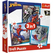 Puzzle - Trefl, puzzle, pajęczy przyjaciele, 3w1 - miniaturka - grafika 1