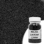 Dodatki do ciast w proszku - Posypka cukrowa MACZEK CZARNY Sweet Decor, 75 g - miniaturka - grafika 1