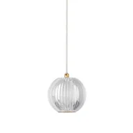 Lampy sufitowe - Kulista lampa wisząca Brillant LP-3303/1P GD LED 5W 3000-6000K złoty - miniaturka - grafika 1