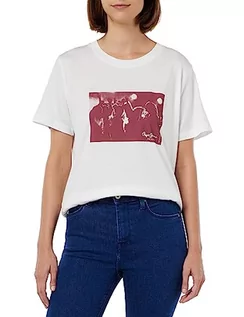 Koszulki i topy damskie - Pepe Jeans Damska koszulka Betty, Biały (biały), L - grafika 1