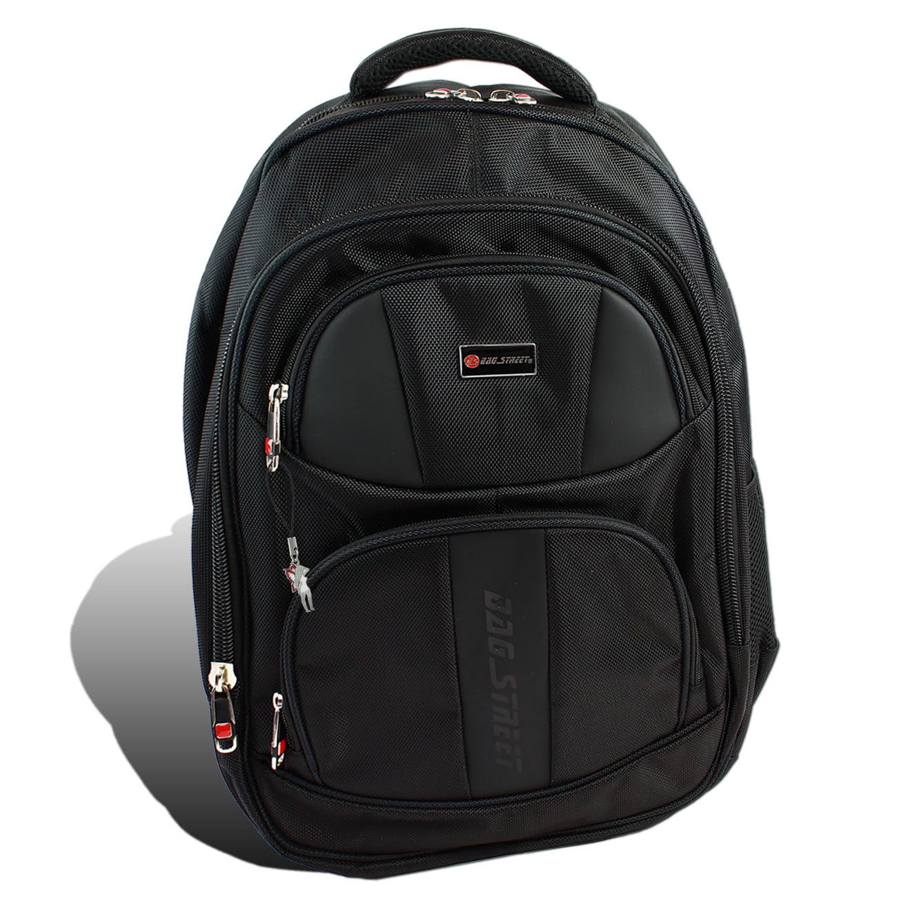 Torba Street Synthetic Plecak Męski Damski Sportowy Czarny Plecak Sportowy 46x30x20 D2OTJ652S