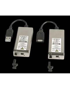 Lindy USB 2.0 MM adapter/Fibre Optic Extender 200 m Multimode Fibre 42702 - Adaptery i przejściówki - miniaturka - grafika 3