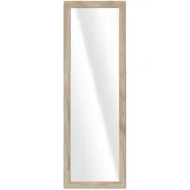 Lustra - Styler Lahti lustro prostokątne 127x47 cm rama jasne drewno mat LU-12278 - miniaturka - grafika 1