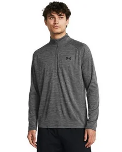 KOSZULKA MĘSKA LONGSLEEVE UNDER ARMOUR Tech Textured 1/2 Zip MD - Koszulki męskie - miniaturka - grafika 1