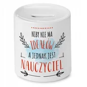 Skarbonki - Skarbonka Dla Nauczyciela Idealny Imieniny Prezent z Nadrukiem ze Zdjęciem - miniaturka - grafika 1