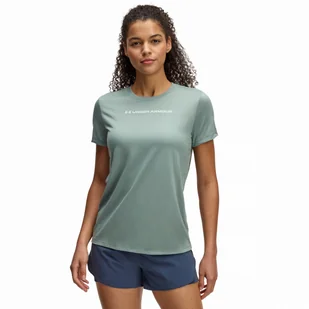 Koszulka damska Under Armour Tech PTH Graphic SSC Rozmiar: S / Kolor: zielony - Koszulki sportowe damskie - miniaturka - grafika 1