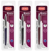 Długopisy - Toma, Metalowy Długopis Reporter, Niebieski/czarny, 1 Szt. - miniaturka - grafika 1