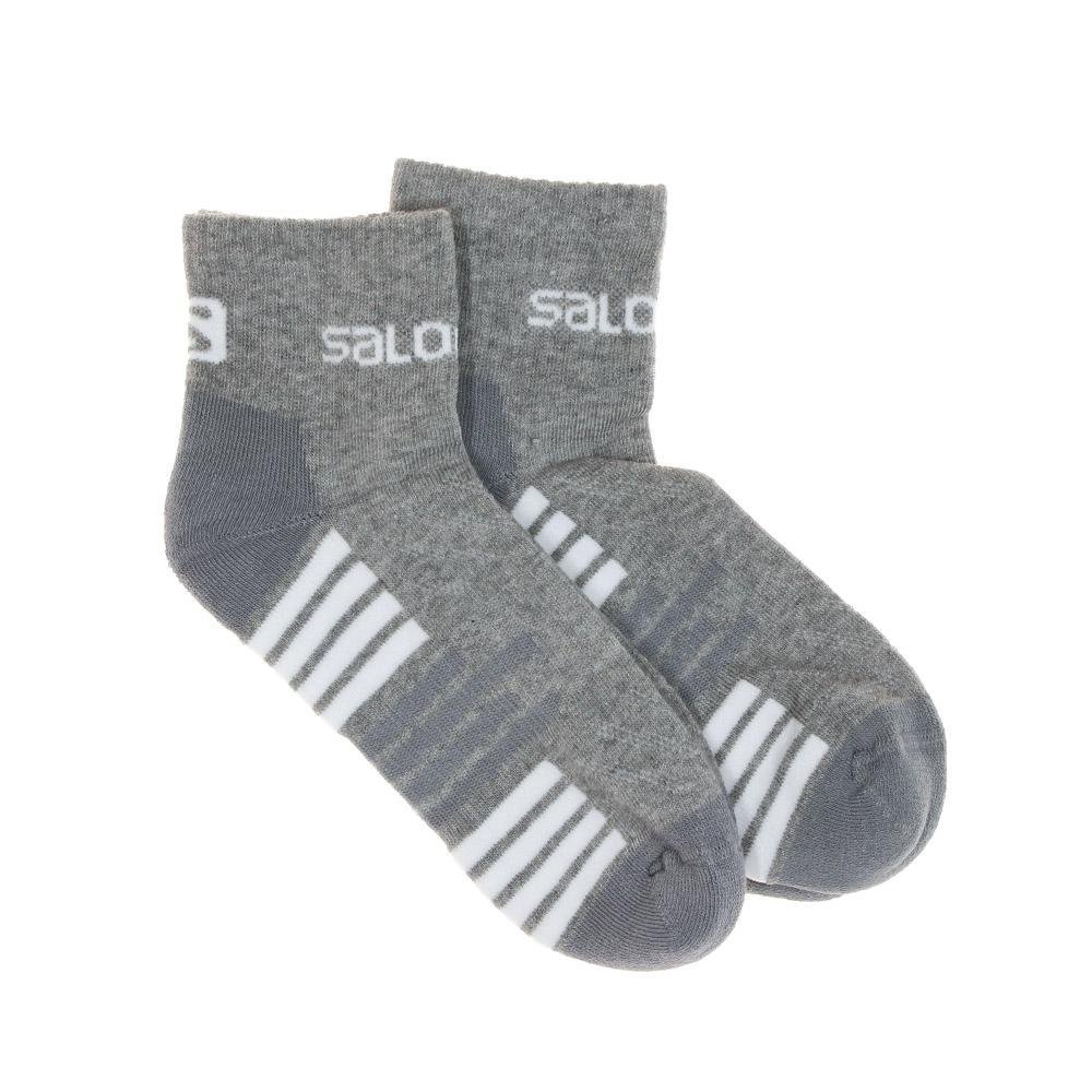 Skarpety sportowe bawełniane Salomon Active [16022-HEATHER GREY/WHITE] 2PAK-39-41