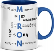 Kubki - FOTO Kubek imieniem napisem nadrukiem ZDJĘCIEM DLA MIRONA IMIĘ MIRON - miniaturka - grafika 1