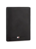 Portfele - Tommy Hilfiger Duży Portfel Męski Johanson N/S Wallet W/Coin Pocket AM0AM00664 Czarny - miniaturka - grafika 1