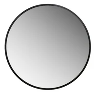 Lustra - Lustro ścienne loftowe Sander 50 cm czarne - miniaturka - grafika 1