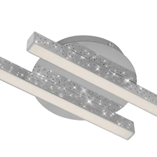 Briloner Lampa sufitowa Rey, migocząca, 2-pkt., chrom - Lampy sufitowe - miniaturka - grafika 1