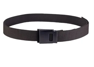 Mil-Tec Pas Parciany z Metalową Klamrą 40mm Czarny - Paski - miniaturka - grafika 1