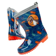 Buty dla dziewczynek - Kalosze dziecięce Perletti Cool Kids Dinozaur [15647]-24,5 - miniaturka - grafika 1