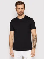 Koszulki męskie - Boss T-Shirt Tessler 150 50468395 Czarny Slim Fit - miniaturka - grafika 1