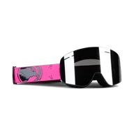 Gogle narciarskie - Gogle Zimowe Raven Edge VentMax Magnetic "Norrsken" Lustrzanka Czarny Magenta - miniaturka - grafika 1