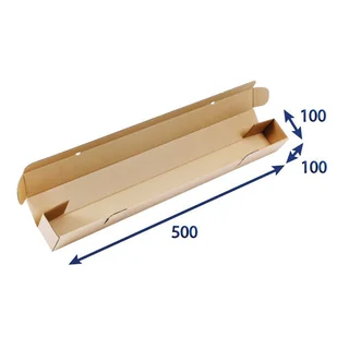 B2B Partner Tuba wysyłkowa kwadratowa, 3-warstwa, 500x100x100 mm, 30 szt KKT 3 05 - Akcesoria do pakowania - miniaturka - grafika 1