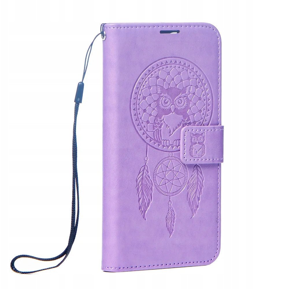 Kabura MEZZO Book do XIAOMI Redmi Note 14 4G GLOBAL - 164,84mm x 78,15mm x 8,16mm łapacz snów fioletowy