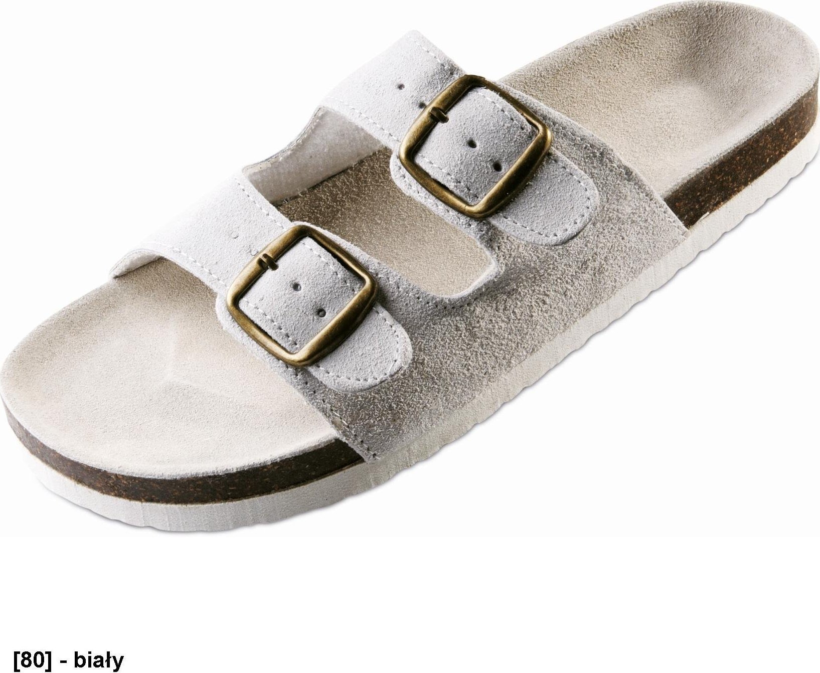 CERVA PUDU - klapki - biały 36