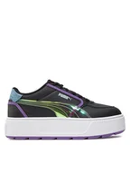 Buty dla dziewczynek - Puma Sneakersy Karmen Rebelle Deep Dive Jr 395453-02 Czarny - miniaturka - grafika 1
