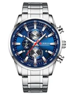Zegarki męskie - ZEGAREK MĘSKI CURREN 8351 (zc022a) CHRONOGRAF +BOX - miniaturka - grafika 1