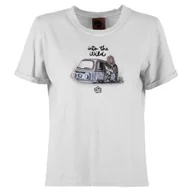 Koszulki sportowe damskie - Koszulka damska E9 Wild Women's Rozmiar: M / Kolor: biały - miniaturka - grafika 1