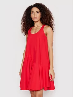 Sukienki - Emporio Armani Sukienka letnia 3LYA19 YNWQZ Czerwony Regular Fit - grafika 1