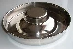 Miski dla psów - Trixie Puppy Bowl, Stainless Steel Miska metalowa dla szczeniąt 1,4L 1szt. 25281 - miniaturka - grafika 1