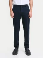 Spodnie męskie - Jack&Jones Chinosy Marco Bowie 12279659 Niebieski Slim Fit - miniaturka - grafika 1