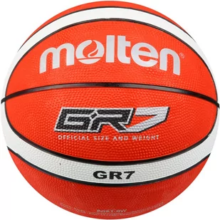 Molten Piłka do koszykówki GR7 czerwona BGR7-RW 7 - Koszykówka - miniaturka - grafika 1