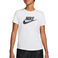 Koszulki i topy damskie - Nike Women's Top Nsw Icon Futura, White/Black, DX7906-100, M - miniaturka - grafika 1