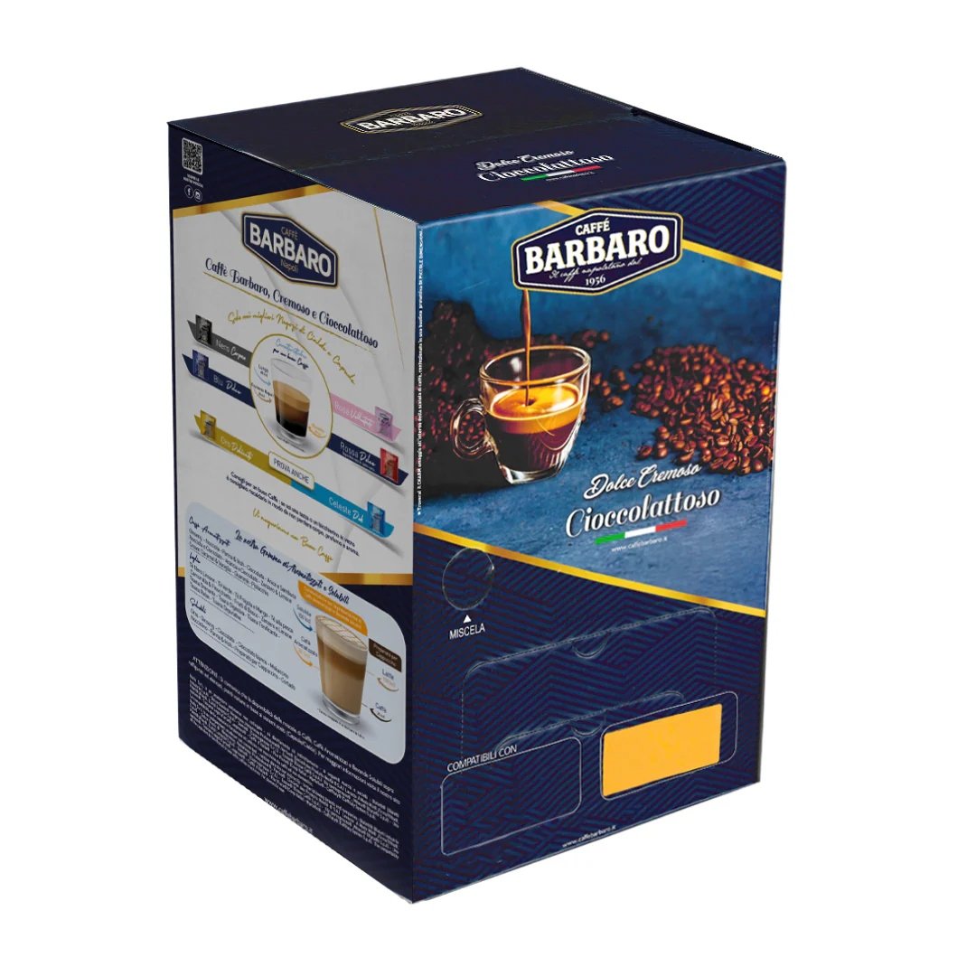 Caffe Barbaro Napoli Nero Cioccolattoso 80 szt. Kapsułki do Iperespresso