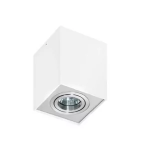 Azzardo ELOY GM4106 Biały/ALU Oprawa sufitowa GU10 1X50W 267 / GM4106 WH/ALU - Lampy sufitowe - miniaturka - grafika 1