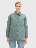Kurtki damskie - Tom Tailor Denim Kurtka puchowa 1031392 Zielony Relaxed Fit - miniaturka - grafika 1
