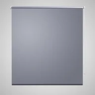 Zasłony - vidaXL Roleta zaciemniana (120x175 cm) szara - miniaturka - grafika 1
