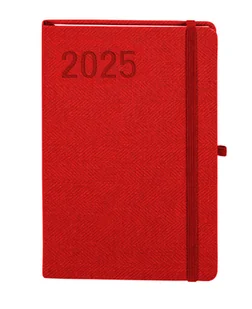 Jacob, A5, TDW, kalendarz czerwony, 2025 - Kalendarze - miniaturka - grafika 1
