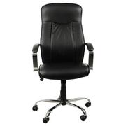 Fotele i krzesła biurowe - Stema ZN Fotel biurowy gabinetowy ZN-9152 - CZARNY ZN9152/01/3/M/0 - miniaturka - grafika 1