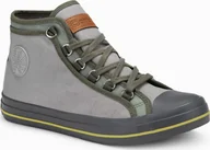 Trampki męskie - Ombre Buty męskie sneakersy T375 - szare 40 - miniaturka - grafika 1