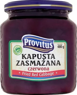 ProVitus Kapusta zasmażana czerwona 480 g - Mieszanki warzywne, sałatki - miniaturka - grafika 1