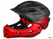 Kaski rowerowe - Kask rowerowy Full Face Kellys SPROUT 022 anthracite-red - miniaturka - grafika 1