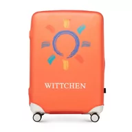 Walizki - Pokrowiec na dużą walizkę pomarańczowy - miniaturka - grafika 1