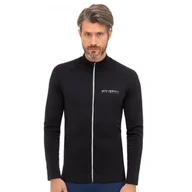 Bluzy sportowe męskie - Bluza dresowa termoaktywna rozpinana męska Brubeck Athletic - miniaturka - grafika 1