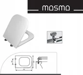 Deski sedesowe - Deska WC Duroplast do ceramiki Roca GAP Klasyczna, z zawiasem wolnoopadającym - miniaturka - grafika 1