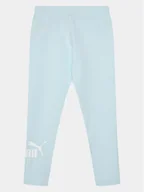 Legginsy - Puma Legginsy Ess Logo 587035 Błękitny Tight Fit - miniaturka - grafika 1