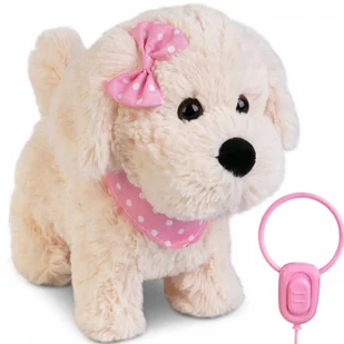 Interaktywna Zabawka Piesek na Smyczy Natalia Chodzi Szczeka Merda Ogonkiem - Zabawki interaktywne dla dzieci Interaktywna Zabawka Piesek na Smyczy Natalia Chodzi Szczeka Merda Ogonkiem - Zabawki interaktywne dla dzieci - miniaturka - grafika 1