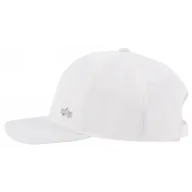 Odzież taktyczna i umundurowanie - Alpha Industries Czapka Metal Label Cap 156905 532 - White/Metalsilver - miniaturka - grafika 1