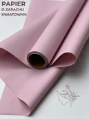 Folia, papier śniadaniowy, serwetki - Papier florystyczna do pakowania satynowa 50cmX9m Jasnofioletowy - miniaturka - grafika 1